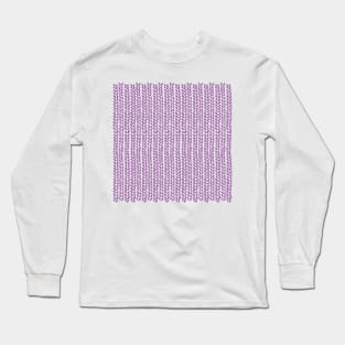 Knit Wave Amethyst Long Sleeve T-Shirt